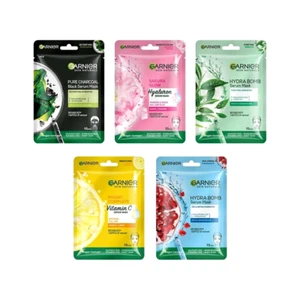 Garnier Skin Naturals Face Serum Sheet Mask All Skin Type (28 Gm)  (Pack of 5) - Picture 1 of 7