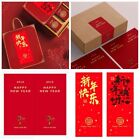 50PCS Red&gold Wrapping Sealing Label 10*5cm 15*6cm Spring Festival Decals