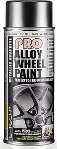 E-Tech PRO Car Alloy Wheels Spray Paint 400ml Can Metallic Graphite Grey PRO702 - Picture 1 of 10