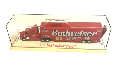 White Rose Ken Schrader #25 Budweiser King Transporter 1/64 Diecast with Case - Image 1 of 4