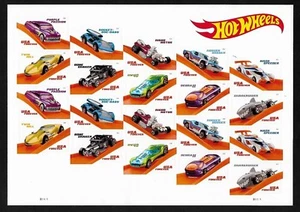 #5321-5330 Hot Wheels - (forever) Ausgabe 2018 - MNH Blatt mit 20 - Bild 1 von 2