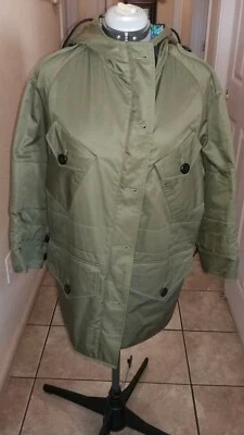 COACH Shrunk Parka Reversible Green /Multicolor Floral Coat Size M Retail $1395 - Image 1 of 4