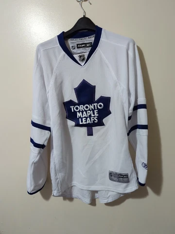 Toronto Maple Leafs Reebok White Home Jersey Men L S52 Cover