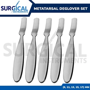 Metatarsal Deglover Set Podiatry Surgical Instruments 9,11,13,15,17 mm German Gr - Picture 1 of 3