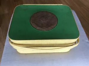 ANTICO GIRADISCHI A VALIGETTA OLIVETTI MILANO PRIMI ANNI '50 -- 16" 33" 45" 78" - Foto 1 di 3