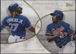 Vladimir Guerrero Jr & Sr 2019 Topps On Demand Dynamic Duals #5 - Imagen 1 de 2
