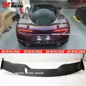 Fits For Mclaren GT 2019-up Dry Carbon Fiber Rear Trunk Lid Spoiler High Wing - Picture 1 of 13