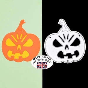 Halloween Pumpkin Metal Cutting Die, Card making Scrapbooking Cutting Stencil D1 - Picture 1 of 6