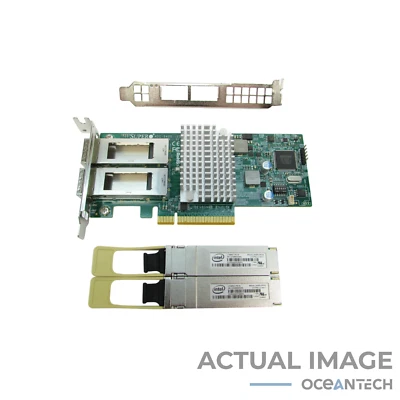 Supermicro AOC-S40G-i2Q 2-Port QSFP+ 40G Ethernet Card W/ 2x Intel LTA8531-PE-IN - Image 1 of 4