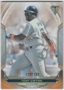 2019 Topps Triple Threads Amber Parallel TONY GWYNN 20 #128/199 San Diego Padres