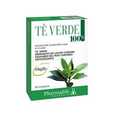 PHARMALIFE Tè Verde 100% - integratore acceleratore del metabolismo 60 compresse