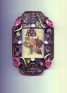 Jay Strongwater Provence ironwork 2 x 3 frame nib - Picture 1 of 1