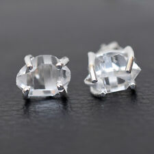 Natural Herkimer Diamond Stud Earring One of Kind Diamond gemstone Jewelry-RS018