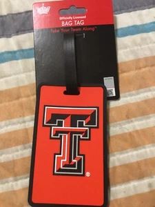 ETIQUETA BOLSA DE EQUIPAJE TEXAS TECH RED RAIDERS, NUEVA, ENVÍO GRATUITO!!! PATRICK MAHOMES - Imagen 1 de 7