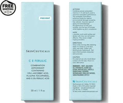 BRANDED SkinCeuticals C E Ferulic® With 15% L-Ascorbic Acid Serum – 1 fl oz (New in Box)