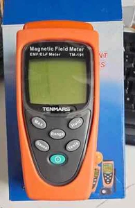 TENMARS TM-191 TM191 Misuratore di campo magnetico EMF LCD monoasse - Foto 1 di 2