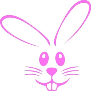 Rabbit Decals Bugs Bunny Car Bumper Window Vinyl Decal Sticker Truck Laptop Wall - Picture 1 of 13