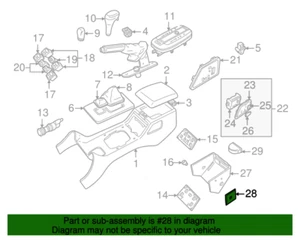 ( 1 ) GENUINE LAND ROVER MXC5713 PAD - Anti Rattle 1989-2004 Discovery - Bild 1 von 2