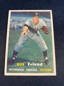 1957 Topps Baseball #150 ¡¡Bob Friend!! ¡ENVÍO DE $1!! - Imagen 1 de 2