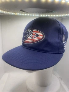 ANAHEIM DUCKS Stadium Giveaway SGA Blue America USA Themed Adjustable Snapback - Picture 1 of 6