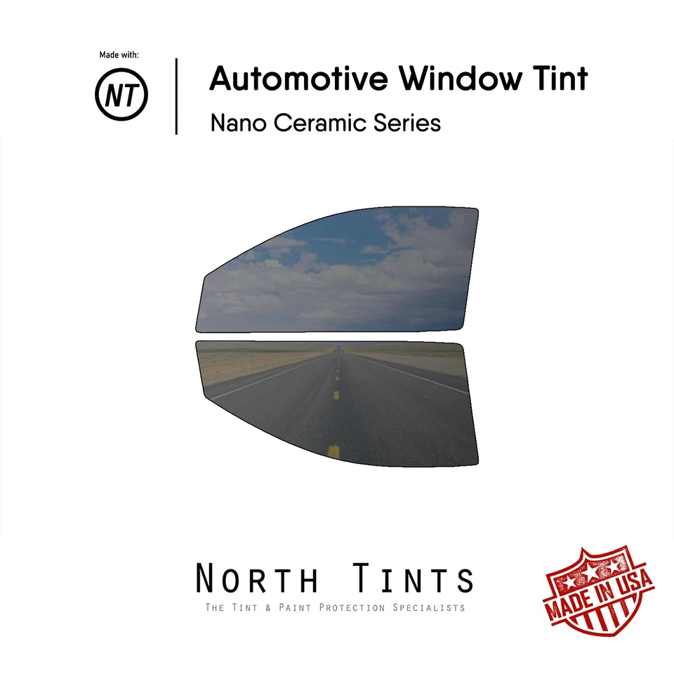 Vidro de carro filme colorido janela pré-cortada nano cerâmica para Toyota Echo 2000-2005 Coupe - Imagem 1 de 4