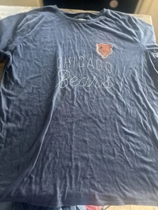 NFL Team Apparel Chicago Bears Football dunkelblau kurzärmliges Damen TShirt neu mit Etikett - Bild 1 von 8