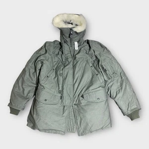 Chaqueta Parka Tipo N-3B De Colección Clima Extremo Frío Capucha Piel Mediana Fuerza Aérea - Imagen 1 de 17
