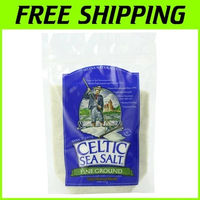 Versatile Fine Ground Sea Salt, 8oz Resealable Bag x6 - Image 1 of 4