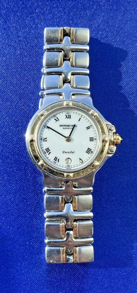 Raymond Weil 9990 Parsifal Womens Watch 18K Gold SS Band  w Xtra Links - Image 1 of 4