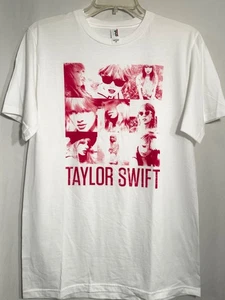 NWOT ADULT MEDIUM Taylor Swift Red 2012 Montage Squares Eras Pop Tour T Shirt - Picture 1 of 6