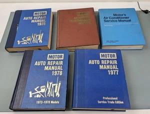(5) Motors Auto Manuals 1975 1977 1978 + Automatic Trans + AC Service Manuals - Picture 1 of 3