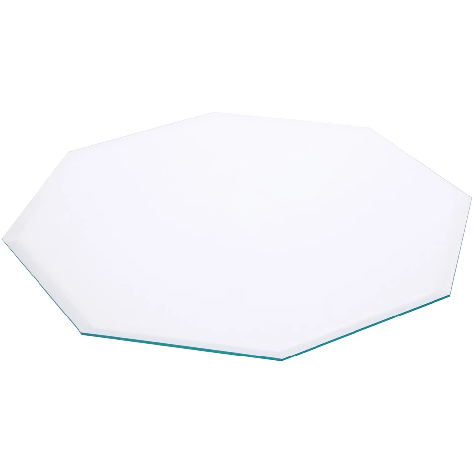 Vidrio transparente biselado Plymor 14" octágono, 5 mm de grosor Foto 1 de 1
