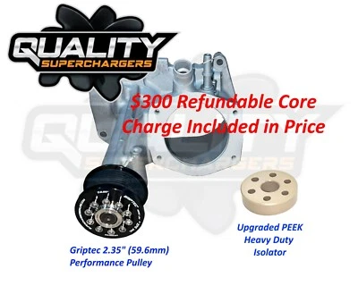 Supercargador Hocico Reconstruido 5.0 Land Rover Range Jaguar Griptec Polea 2.35" 59.6 Foto 1 de 3