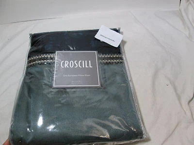 NUEVO Croscill Euro Europeo Almohada Sham CHAMADA 26x26 ~ Cambray Nuevo en Paquete Foto 1 de 4