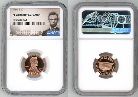 1994 S LINCOLN CENT 1C NGC PF 70 RD ULTRA CAMEO Cover
