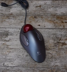 Logitech T-BC21 Marble Trackball Maus (810-000767) - Sehr Guter Zustand - Bild 1 von 2