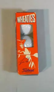 1996 Tiger Woods Wheaties Titleist Golf Balls 3-Pack Promotional !! - Picture 1 of 4