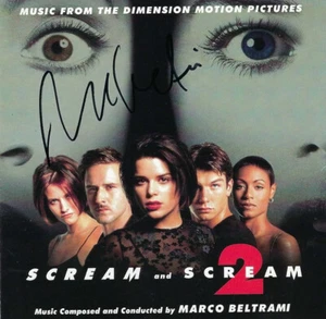 Wes Craven´s Scream (1996) & Scream 2 (1997) Score CD / signed by Marco Beltrami - Bild 1 von 2