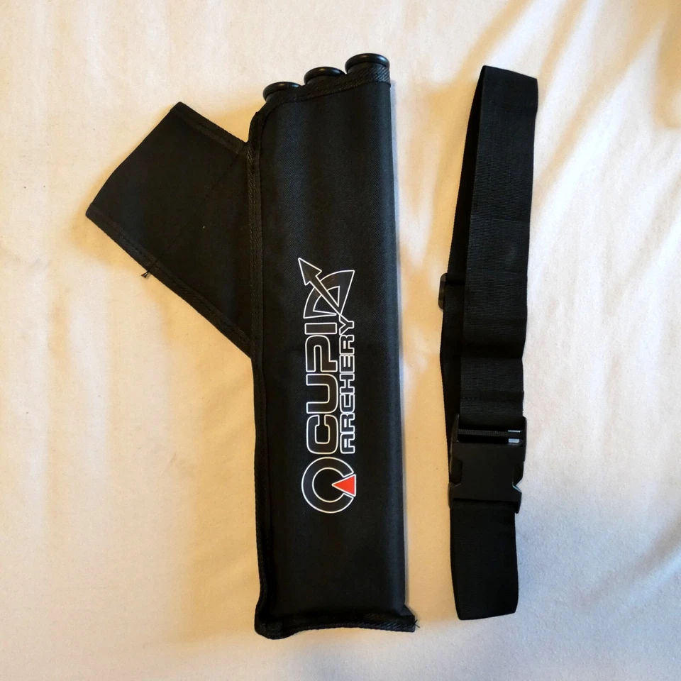 Carcaj de tres tubos, negro - Imagen 1 de 4