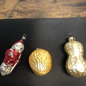 vintage czech glass christmas ornaments lot - Picture 1 of 12
