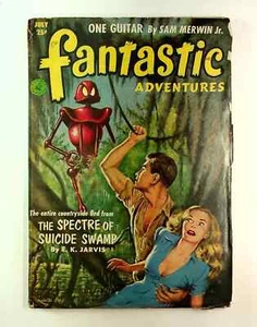 Fantastic Adventures Pulp / Zeitschrift Jul 1952 Vol. 14 #7 sehr guter Zustand + 4,5 - Bild 1 von 3