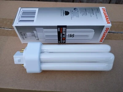 case of 50 - Sylvania 20885 CF32DT/E/IN/835/ECO 32W T4 4pin GX24q-3 3500k Lamps - Image 1 of 4