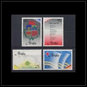 Arubu Issue 1986 (1-4) Emblem - Map - Picture 1 of 1