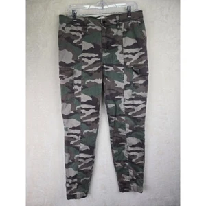 J Crew Womens Cargo Camo Pants Size 30 Grunge Military Army Streetwear 90s - Picture 1 of 9