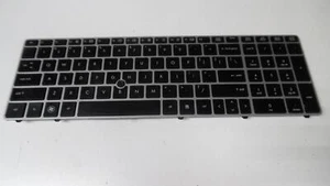 HP EliteBook 8560p - Black/Silver US QWERTY Keyboard / 641181-001 - Picture 1 of 8