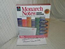 Monarch Notes Essay Builder for PC NEW SEALED