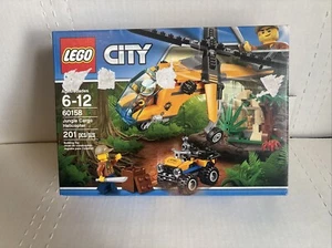 Nuevo en caja Nuevo LEGO City Jungle Juego de Helicóptero de Carga 60158 RETIRADO Edades 6-12 201 Piezas - Imagen 1 de 6