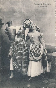 PC50339 Costumi Siciliani. Contadine - Picture 1 of 2