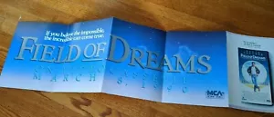 ORIGINAL FILMPLAKAT FIELD OF DREAMS VHS Release Poster beidseitig - Bild 1 von 6