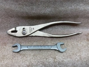 TOYOTA vintage Slip Joint Pliers and spanner for Toolkit - Japan - Picture 1 of 3